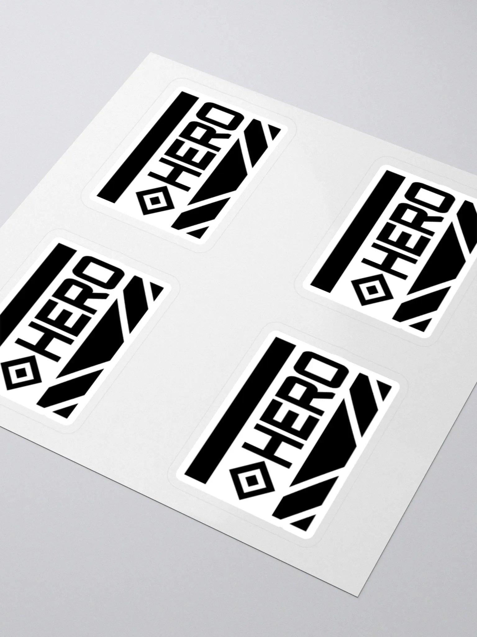 「 HERO 」 Logo Sticker (4-Pack) product image (3)