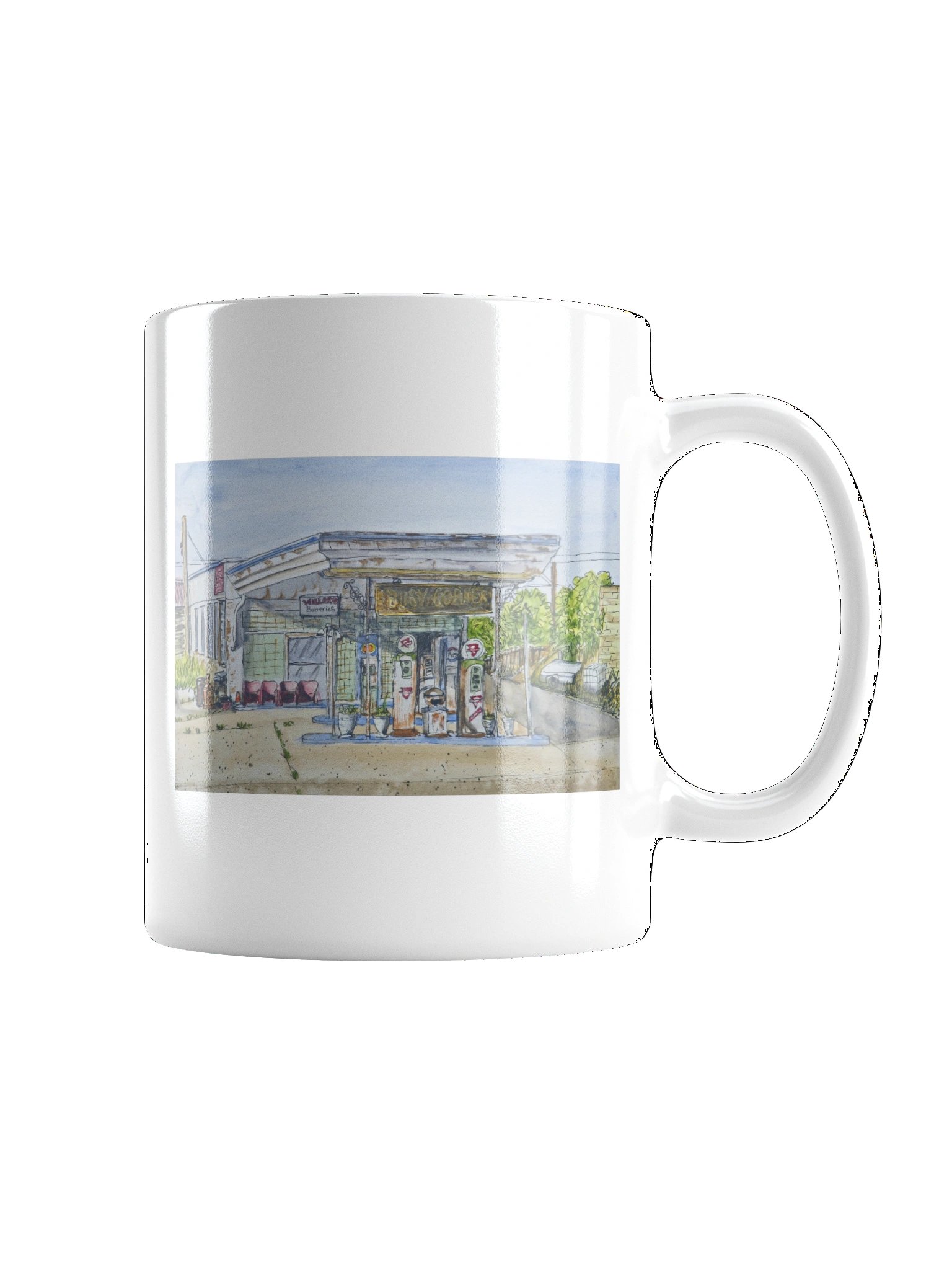Busy Corner - White Mug product image (7)
