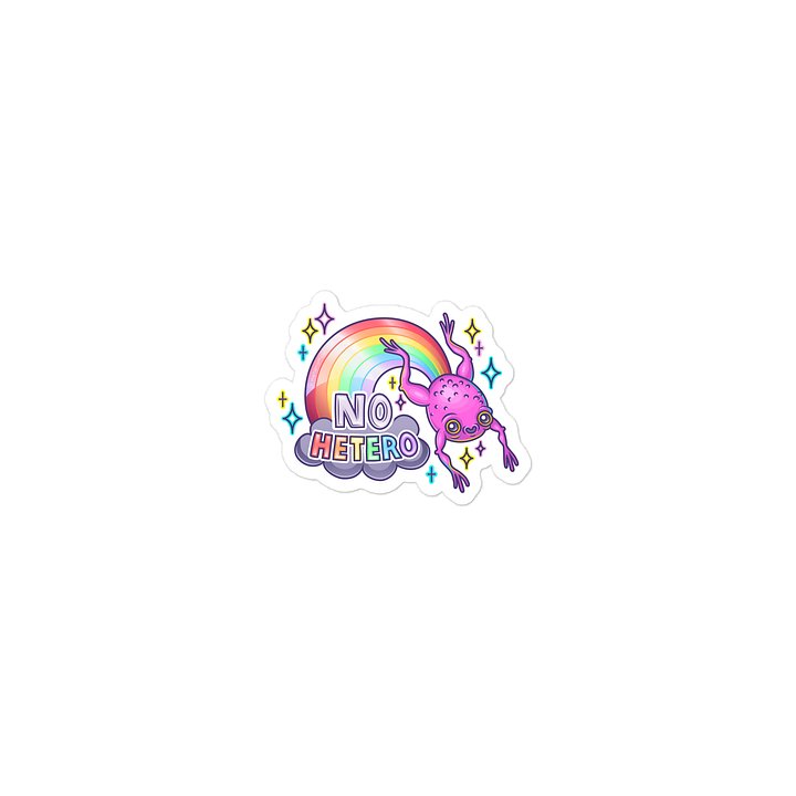 No Hetero Die-Cut Sticker product image (2)