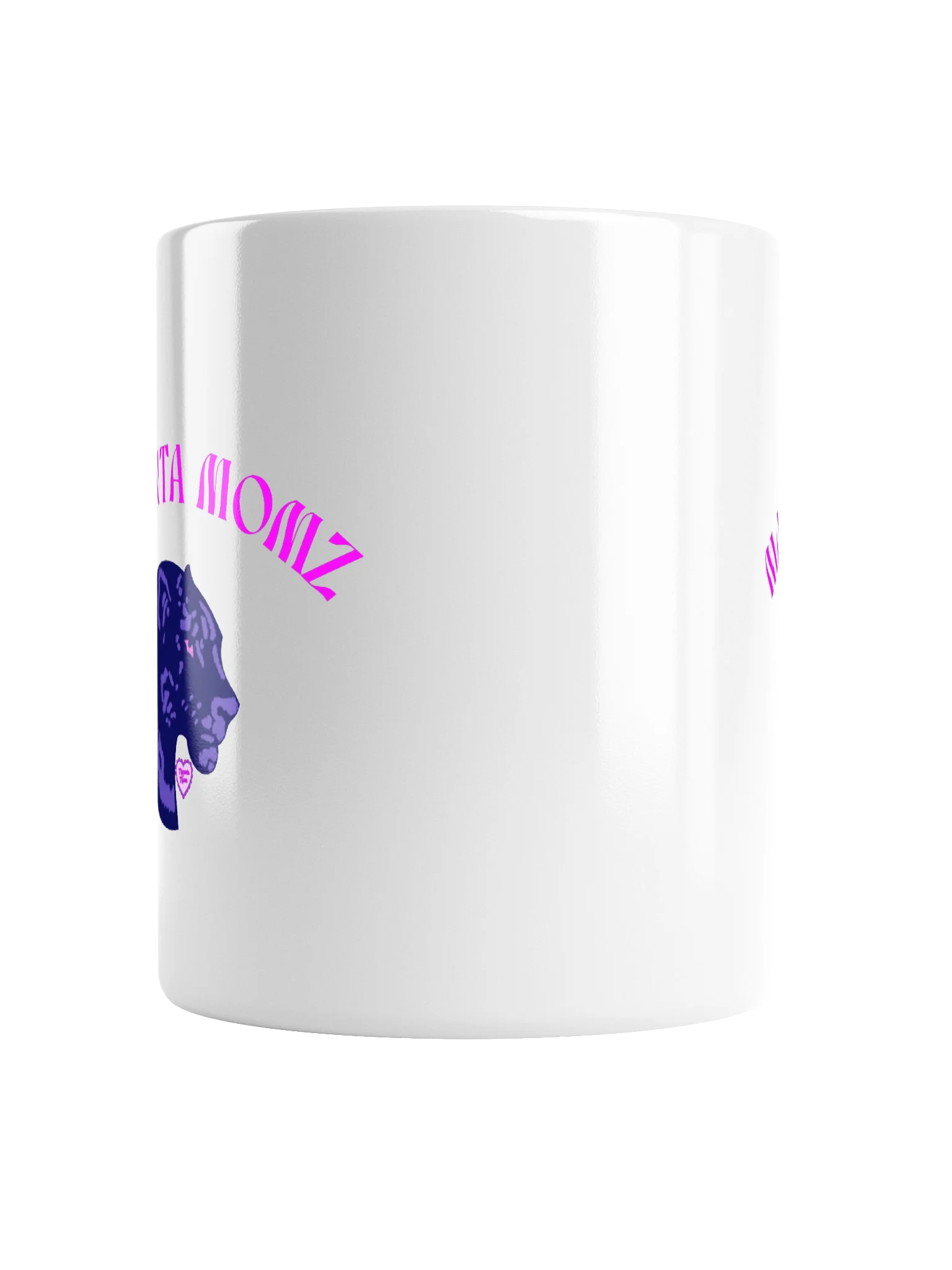 MAGENTA MOMZ PANTHER HEAD MUG product image (2)