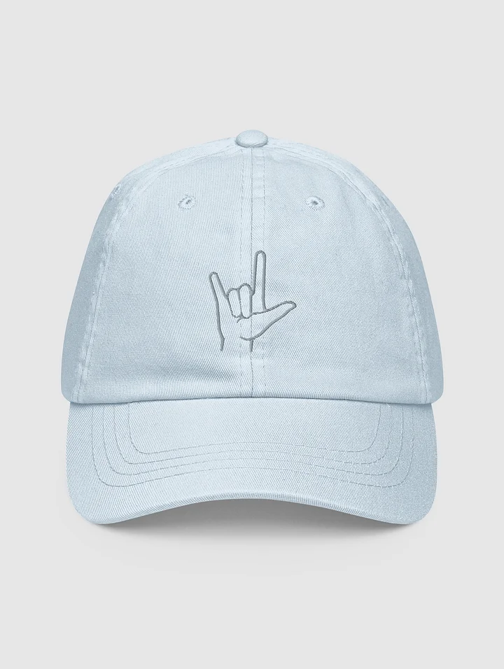 ASL I love you Pastel Dad Hat product image (1)