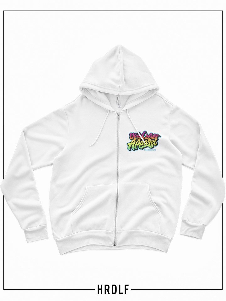 Graffiti Beach Tie Dye - White Zip Up product image (1)