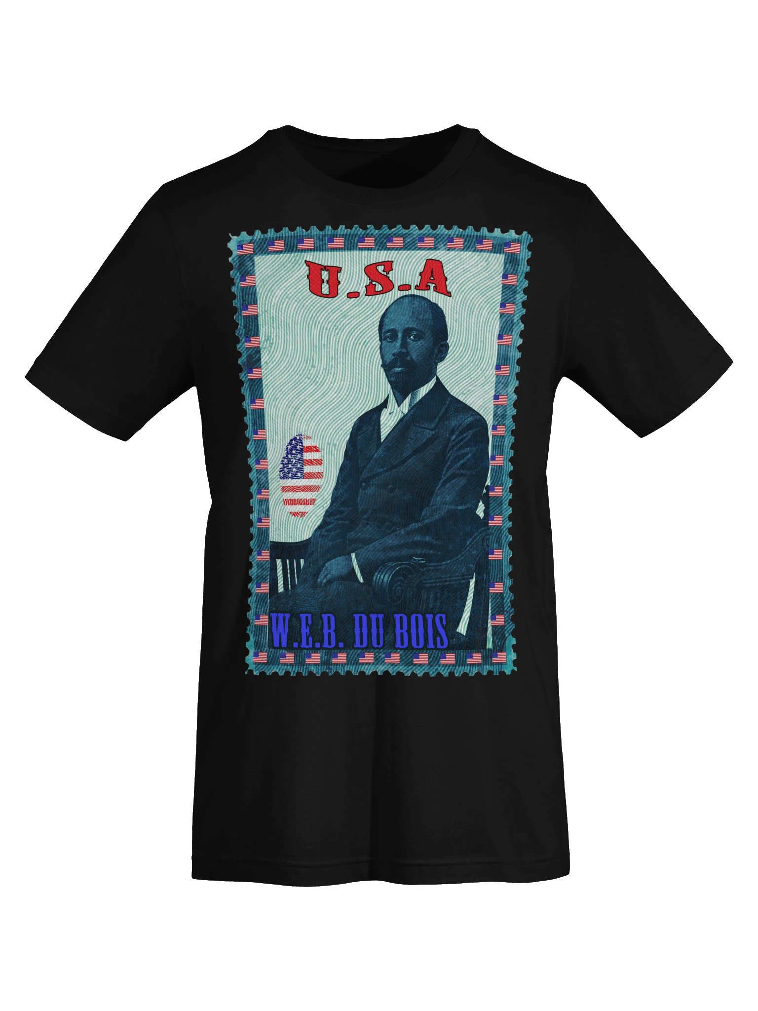 W.E.B. Du Bois Pan-African Vintage Stamp Tee product image (3)