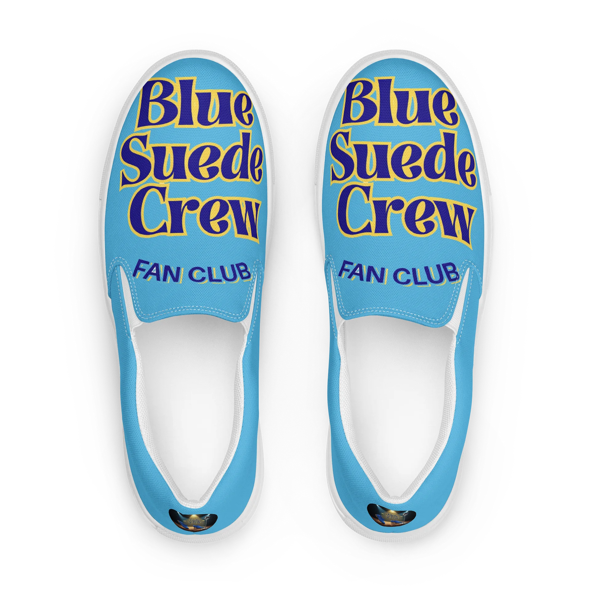 Blue Suede Crew Fan Club Slip-Ons product image (1)