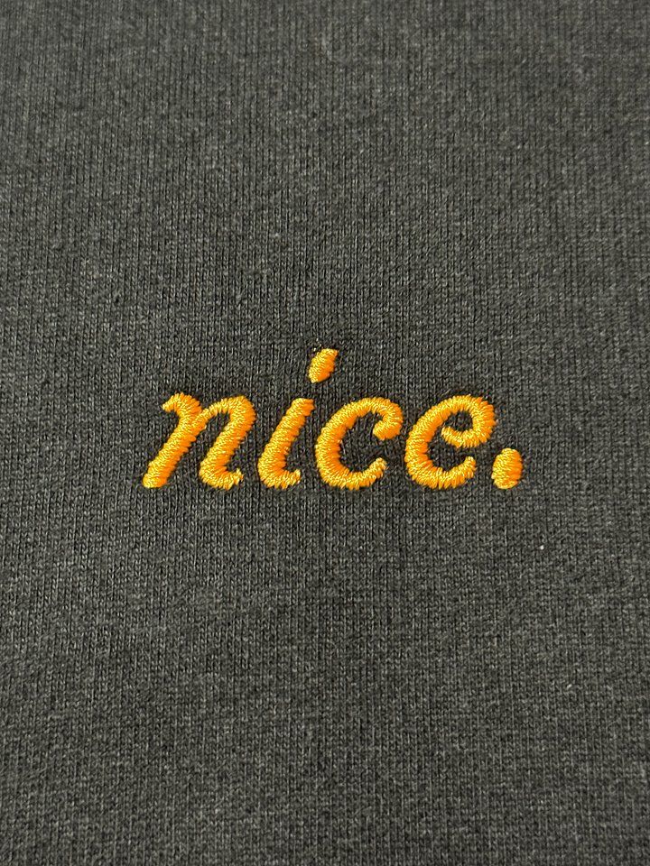 Nice. Gold Embroidered Hoodie (Black) product image (2)
