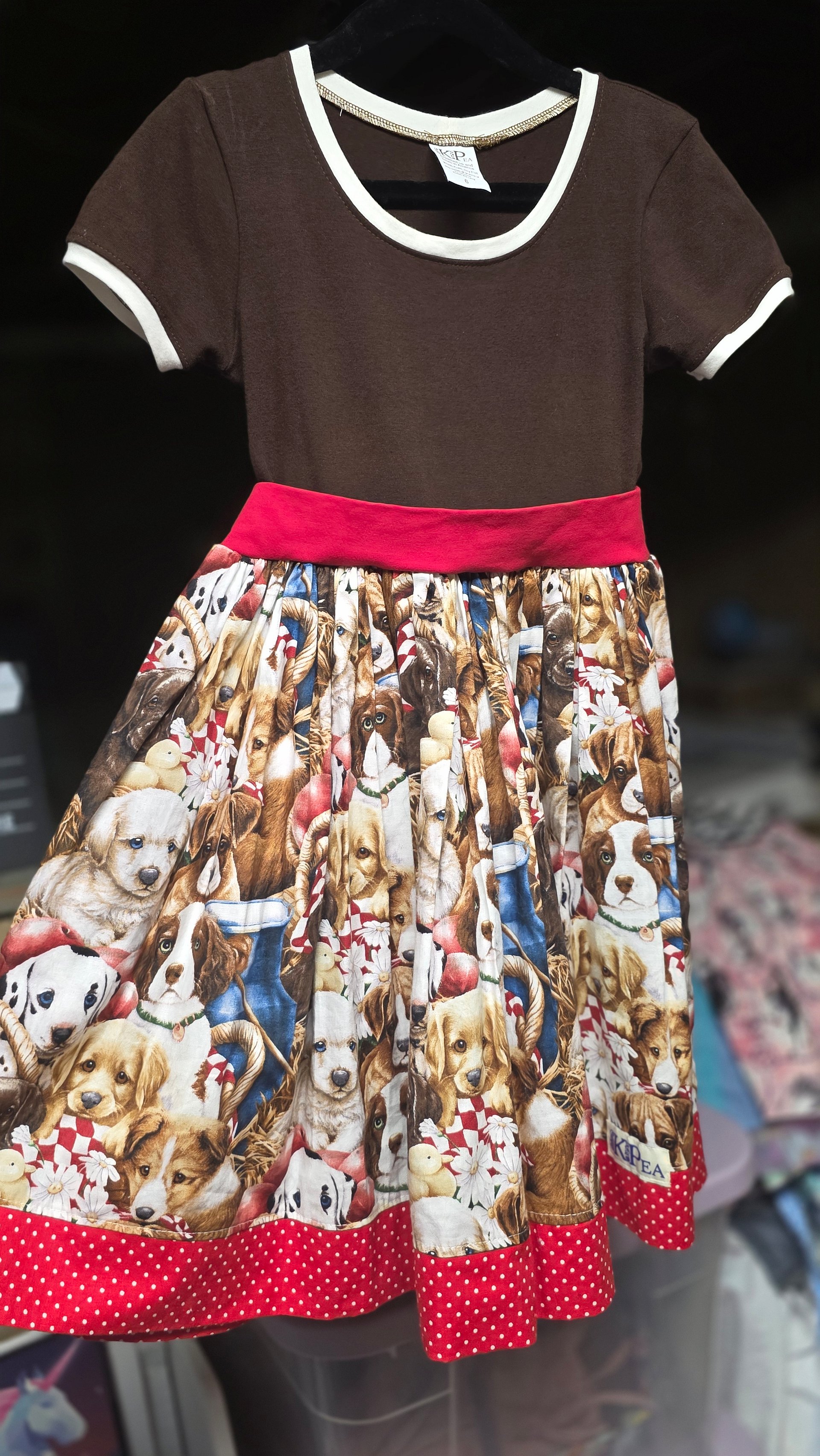 KPEA - Size 6 - GENTLY USED - All dogs dress product image (4)