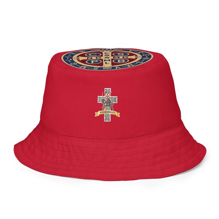 God and Croats Reversible Bucket Hat product image (1)
