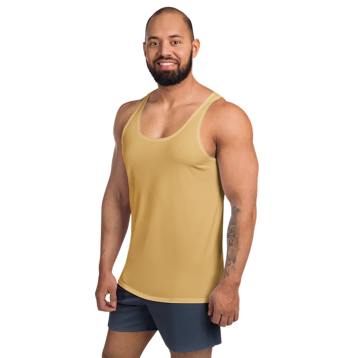 Minimal Tan All-Over Print Tank Top product image (2)
