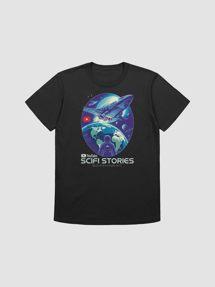 Scifi Stories T-Shirt 5 - (dark) Unisex Softstyle T-Shirt - Vintage Space Graphic T-Shirt product image (1)