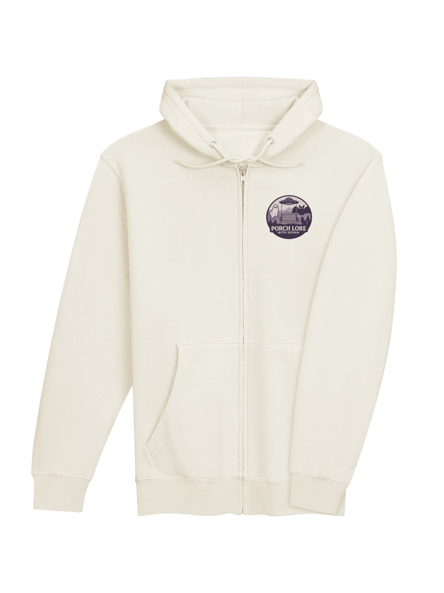 PORCH PALS LOGO ZIP UP HOODIE product image (4)