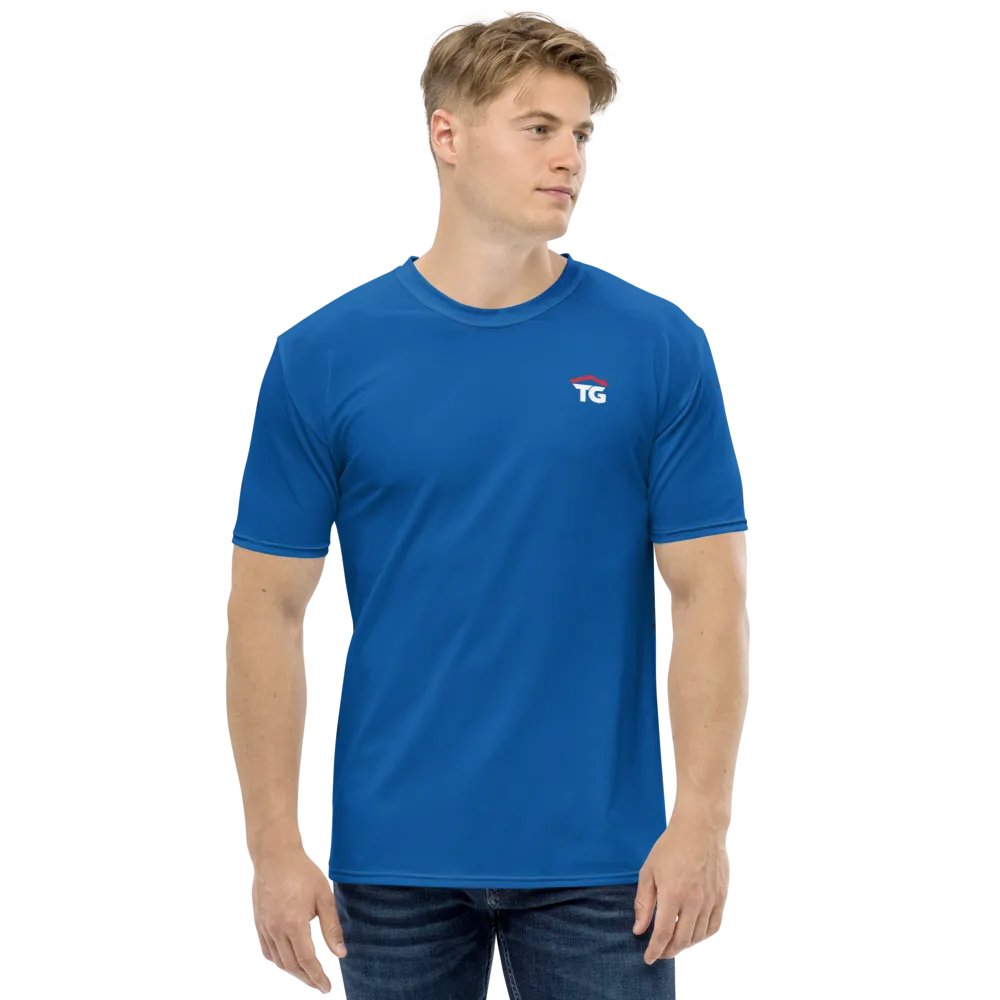 Men's TG Blue Crew Neck T-Shirt product image (1)