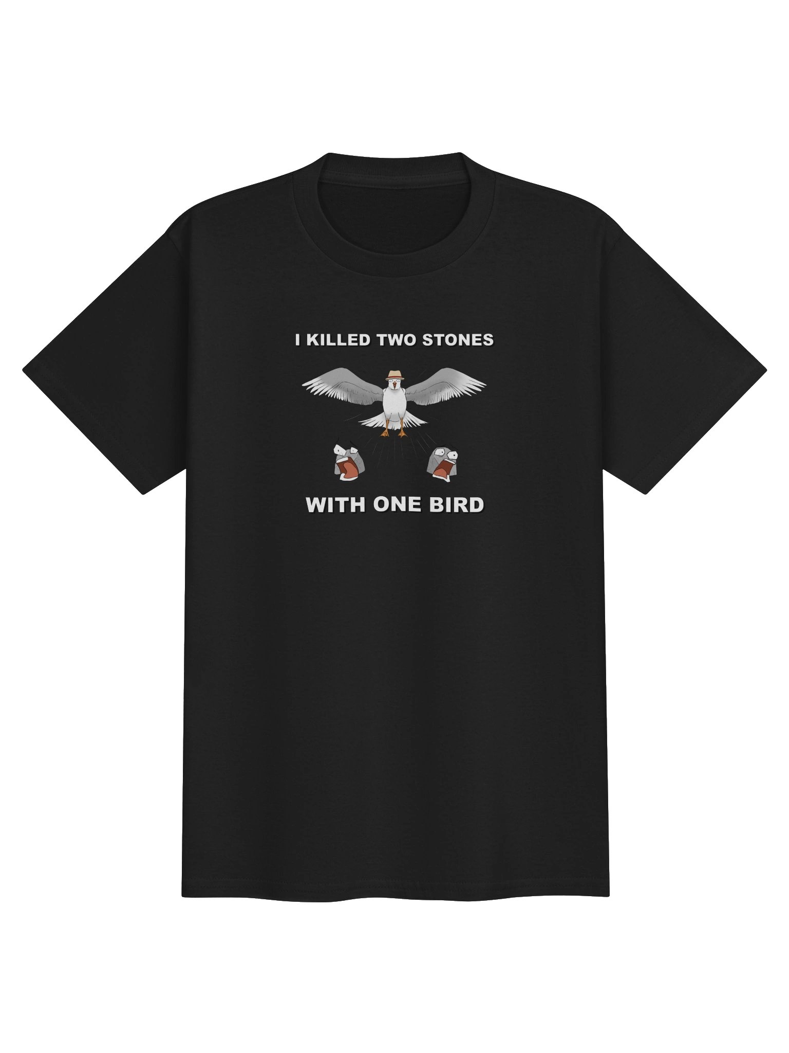 Two Stones with One Bird Kids Shirt product image (3)