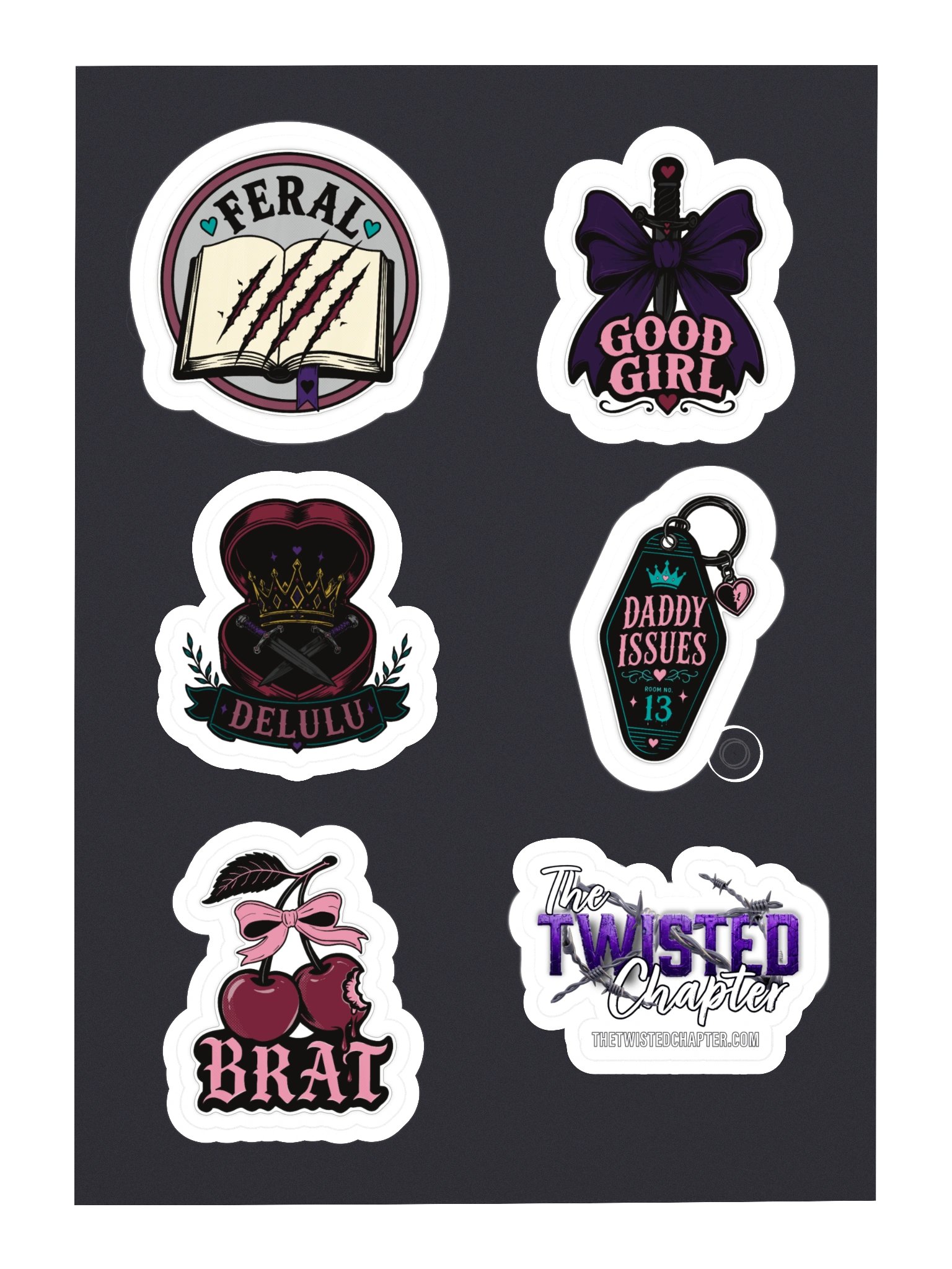 The Twisted Chapter Sticker Sheet product image (3)