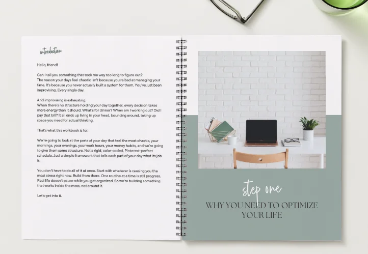 The Real Life Routine Builder: A Workbook for Women Who Are Tired of Winging It product image (3)