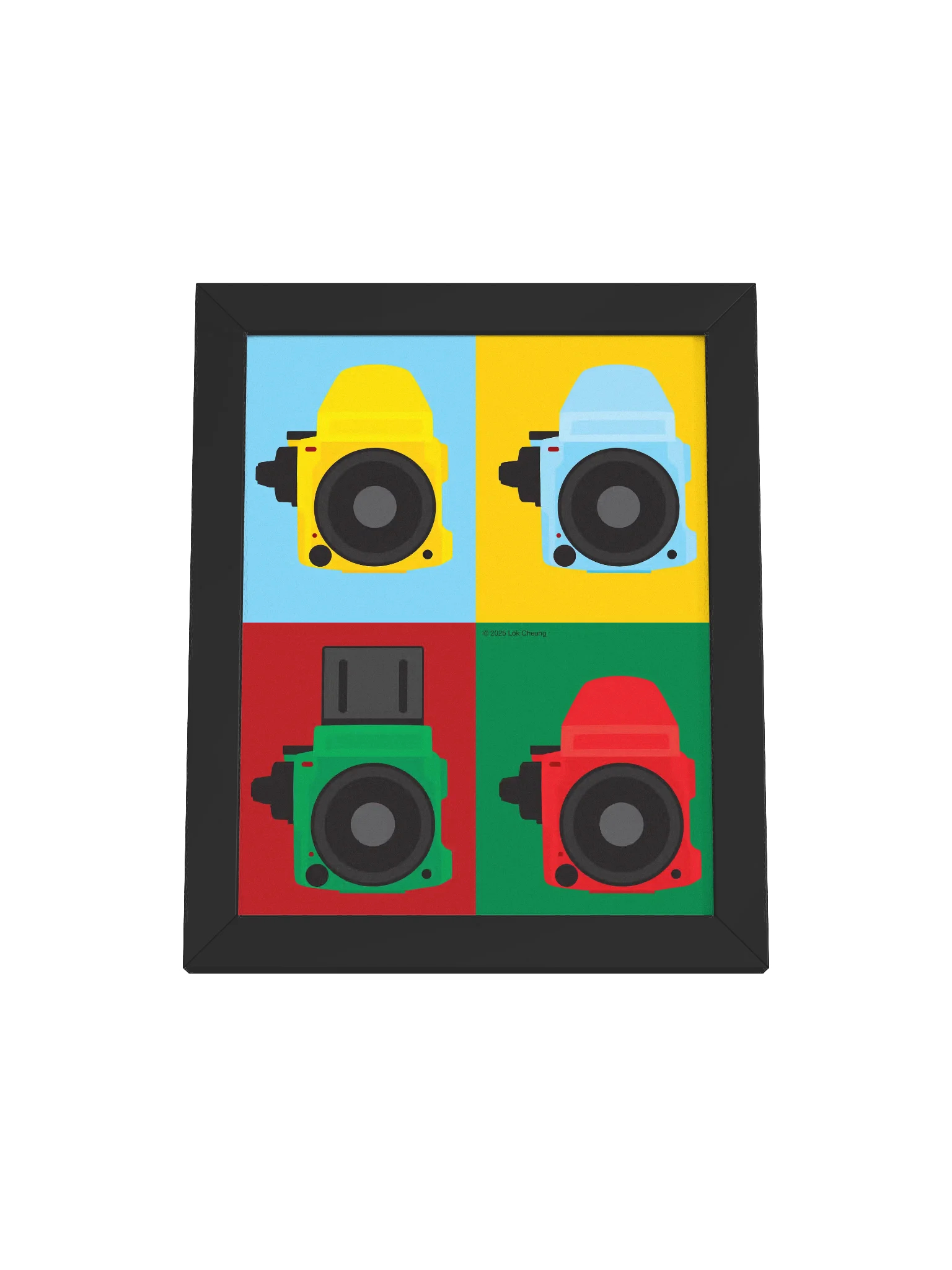 M 645 Four Colours - Framed Poster product image (4)