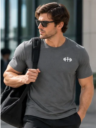 His House Mens Performance T-Shirt - Grey by His House