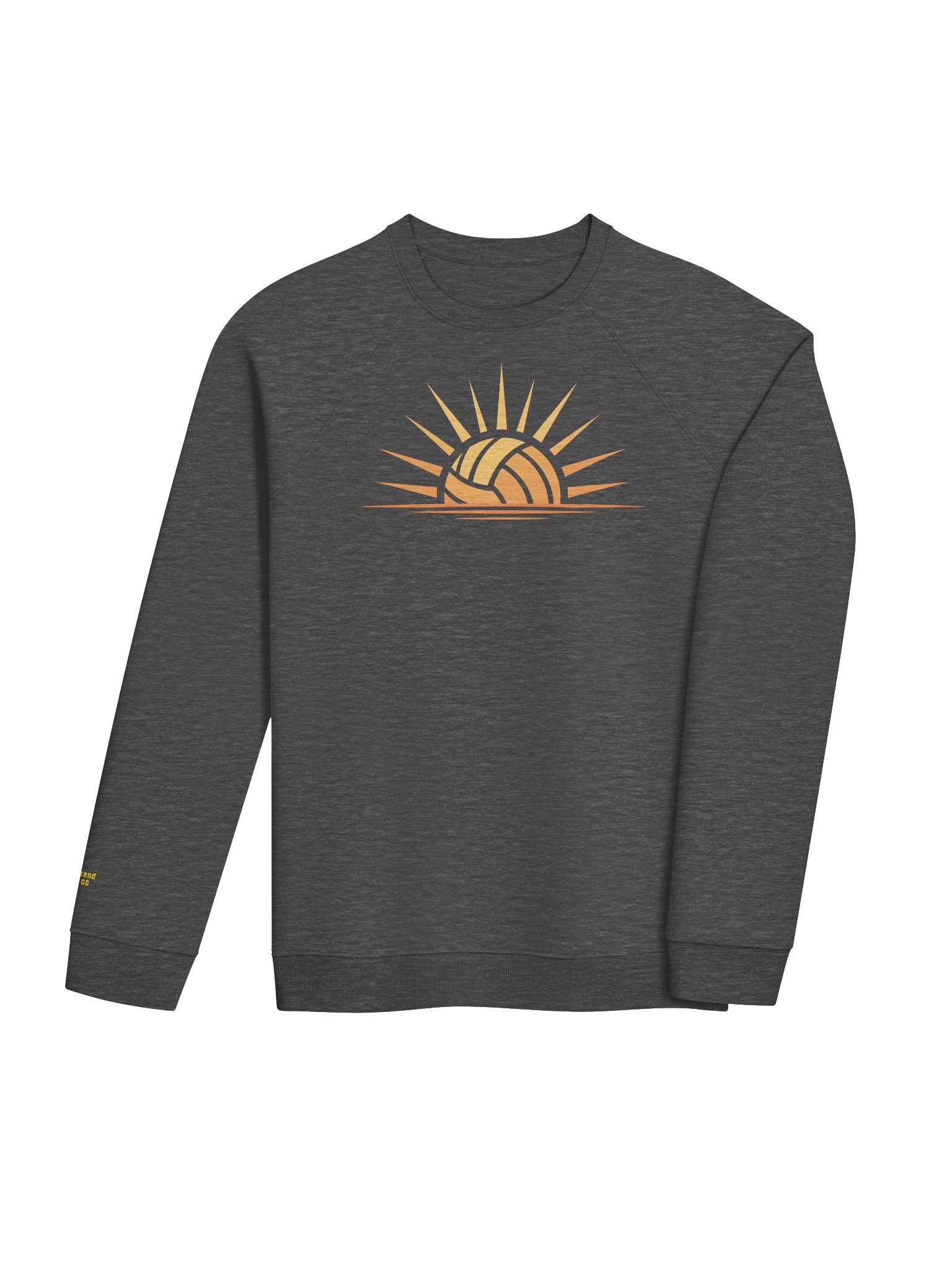The Volleyball Sunrise Organic Raglan Crewneck product image (14)