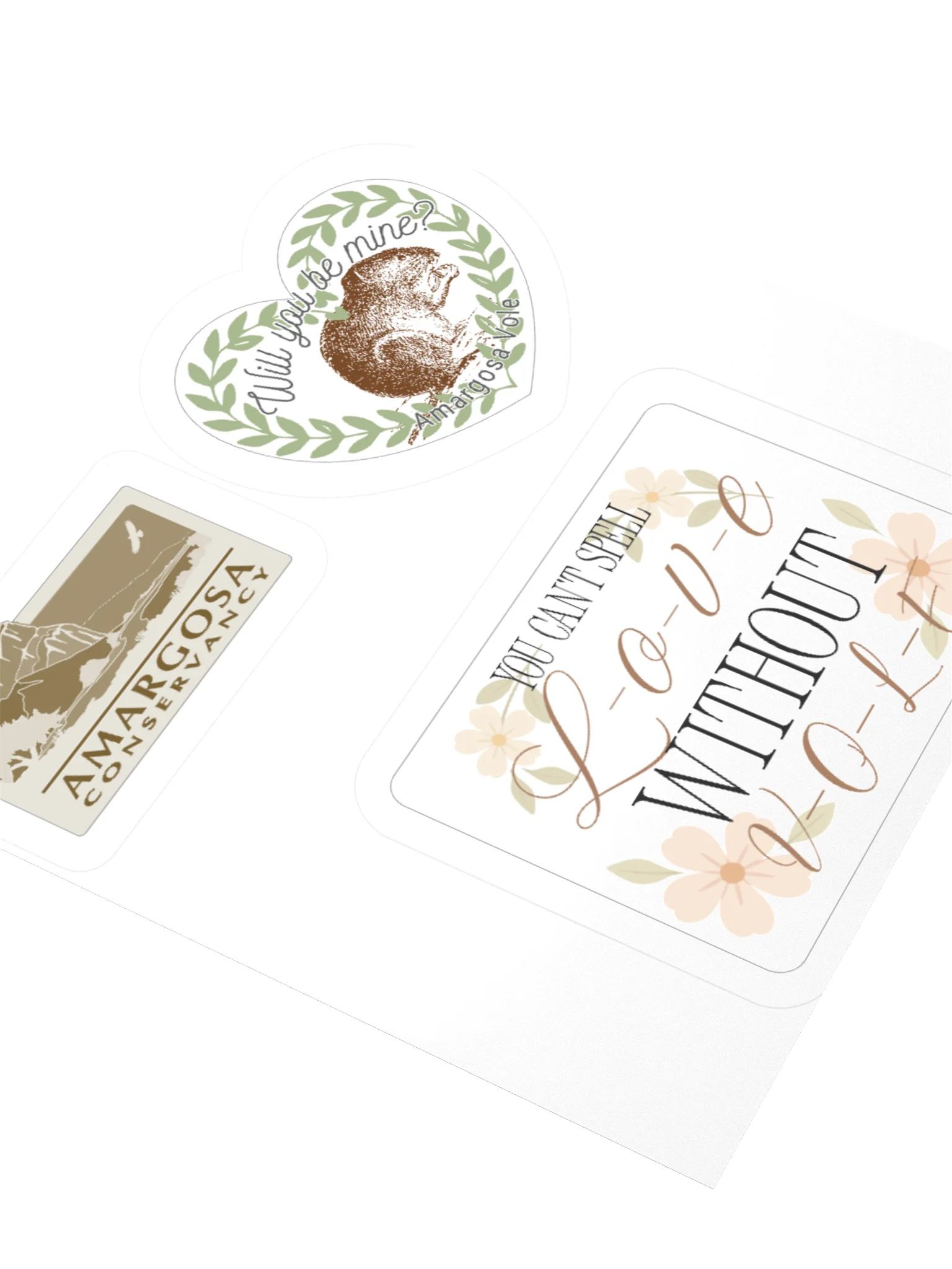 Vole Love Sticker Sheet product image (3)