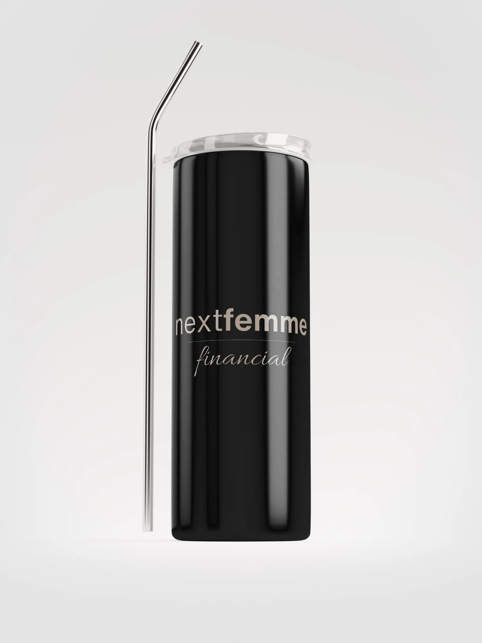 Eco-Friendly Tumbler with Taupe Logotype product image (1)