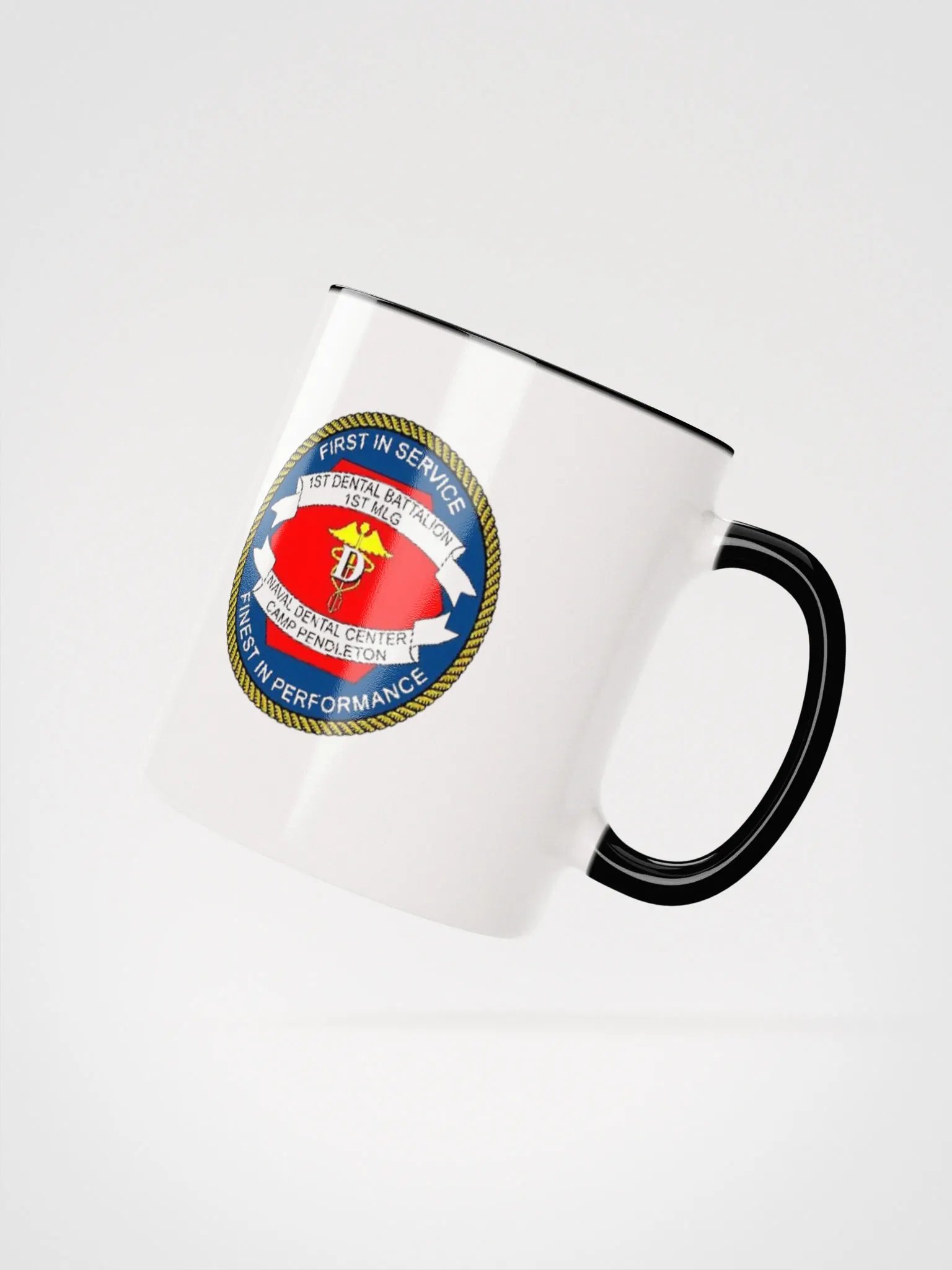 1st Dental Battalion: White Exterior/Black Interior product image (2)