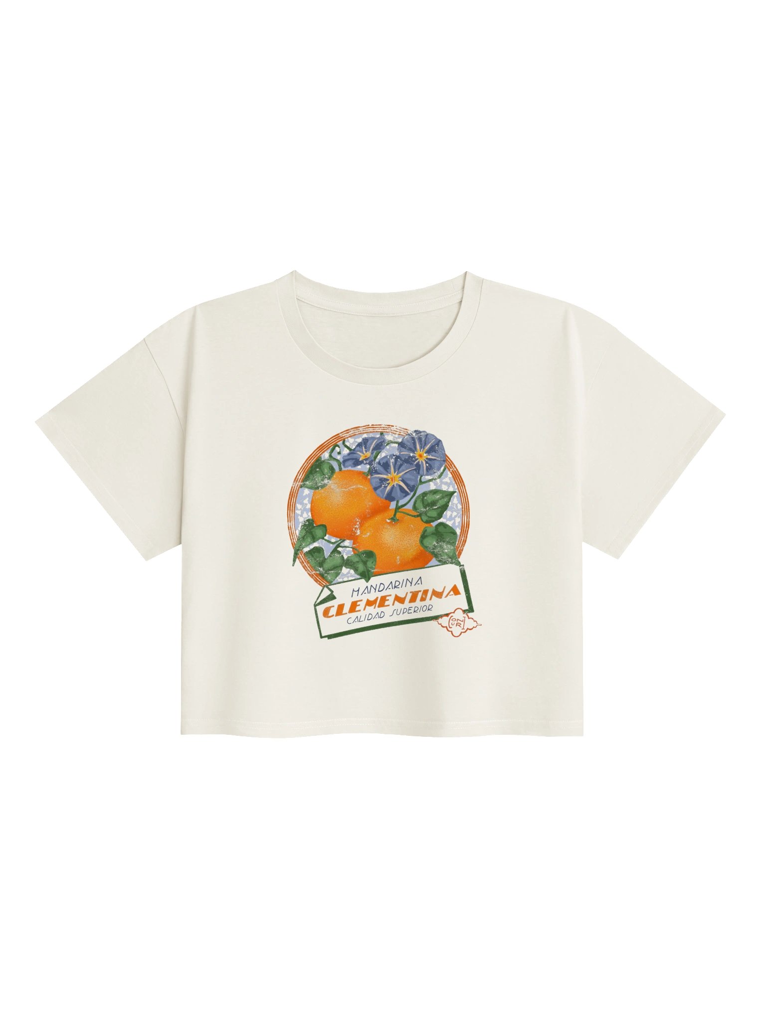 Mandarina Clementina Label Crop Top product image (1)