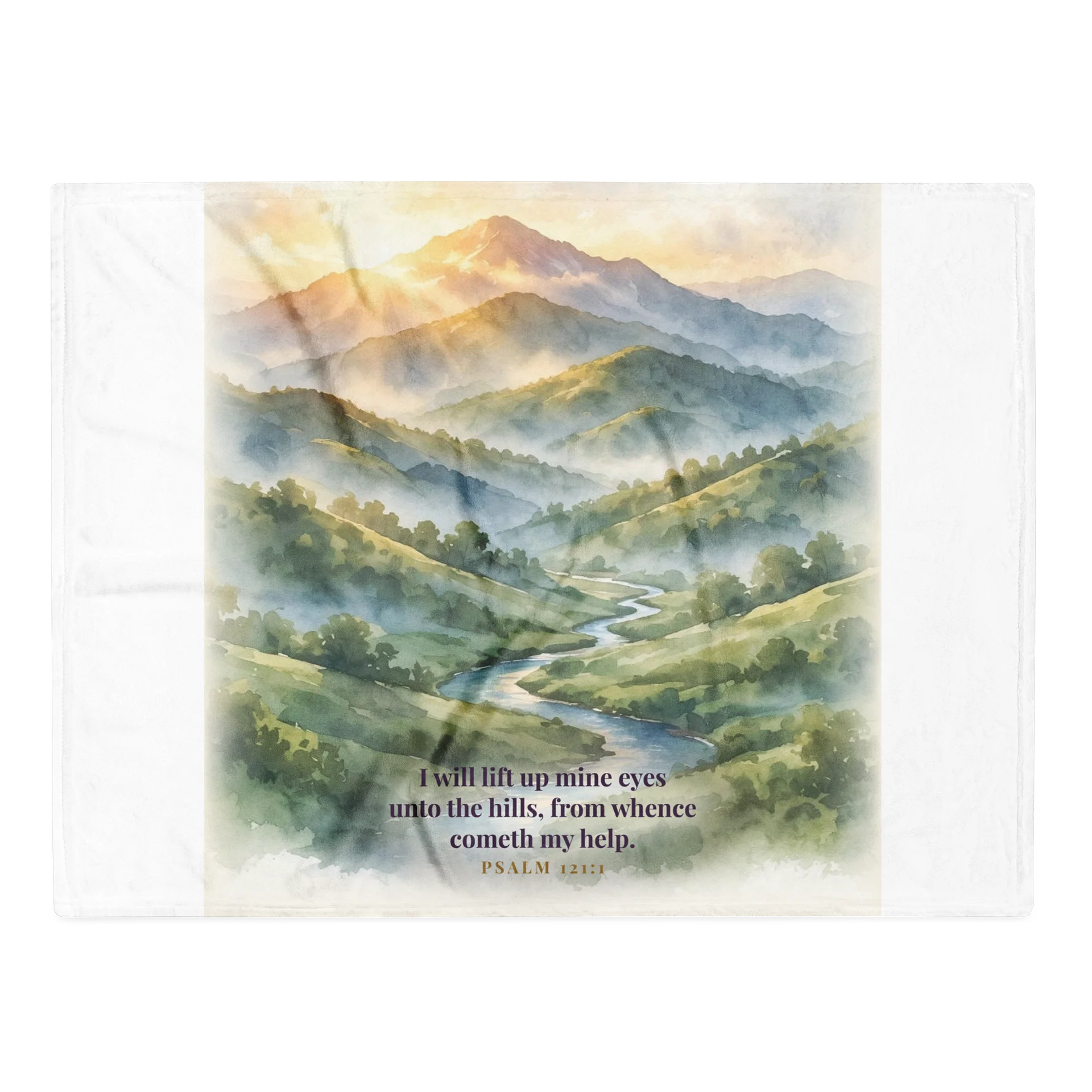 Lift Up Mine Eyes Blanket product image (2)