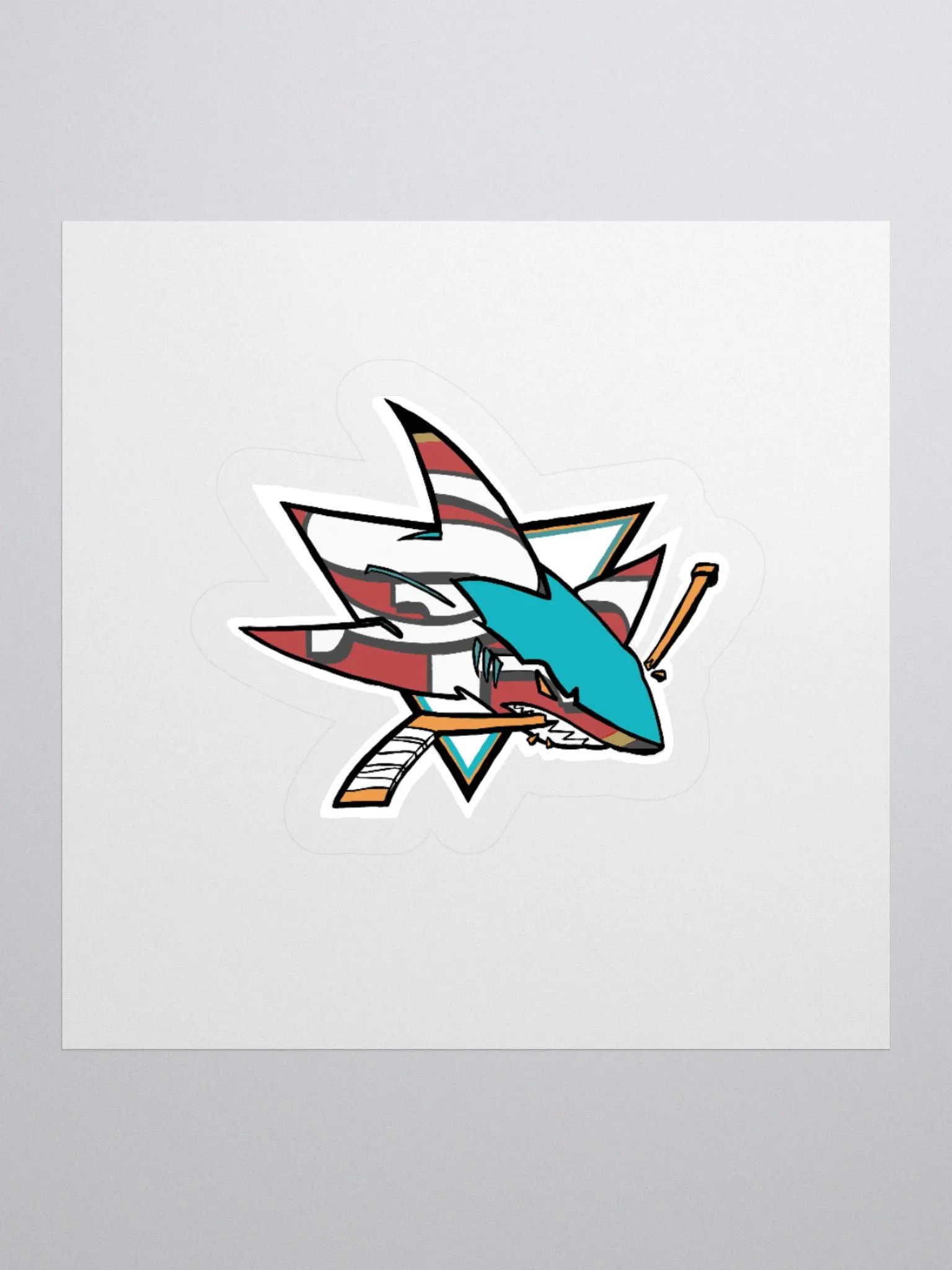 Niners / Sharks Sticker product image (1)