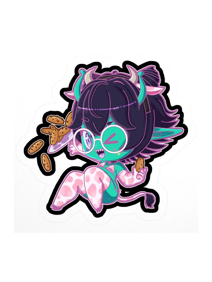 Cookies & Milk Chibi Kiss-Cut Sticker Strawberry Milk Edition product image (3)