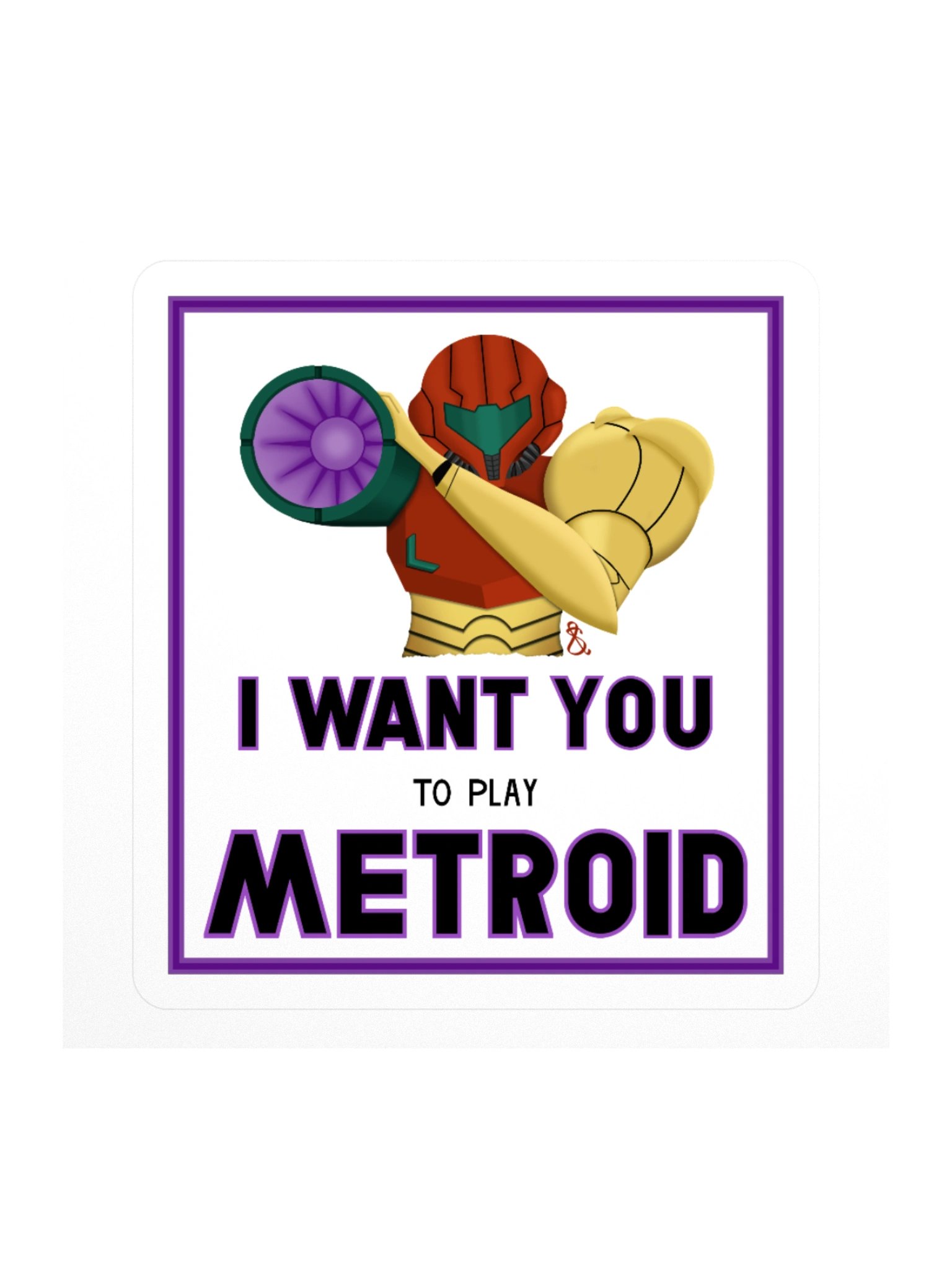 Play METROID Sticker product image (1)