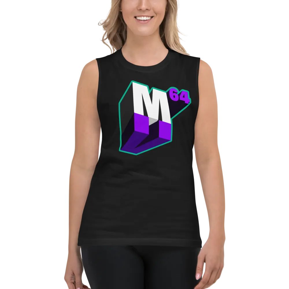 M64 Plays Logo Muscle Tank (Founding Member Edition) product image (4)