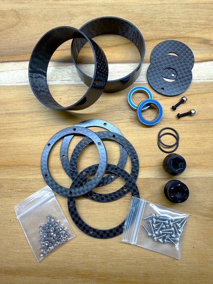 Ultimate 24 Wheel Builder's Kit - 4 Wheels (Front & Rear) PRINT YOUR OWN PLASTICS product image (1)