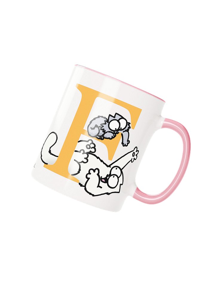 Cat Monogram Mug - F product image (1)