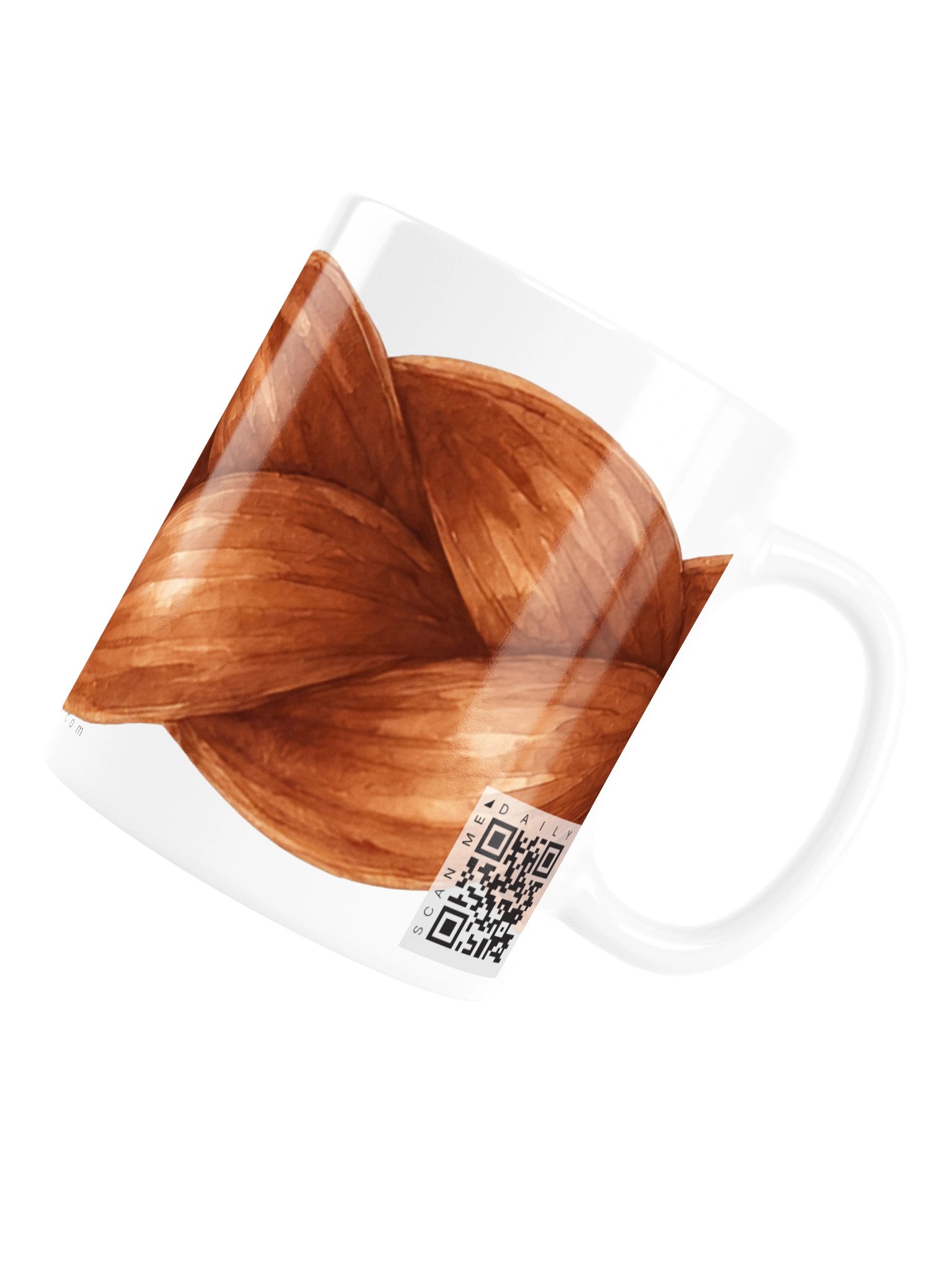 <i>Red Braid</i> • QR Mug<br /> With 160 Daily Quotes<br /> <small>Quotes from beloved novel<br />Anne of Green Gables (1908)</small> product image (7)