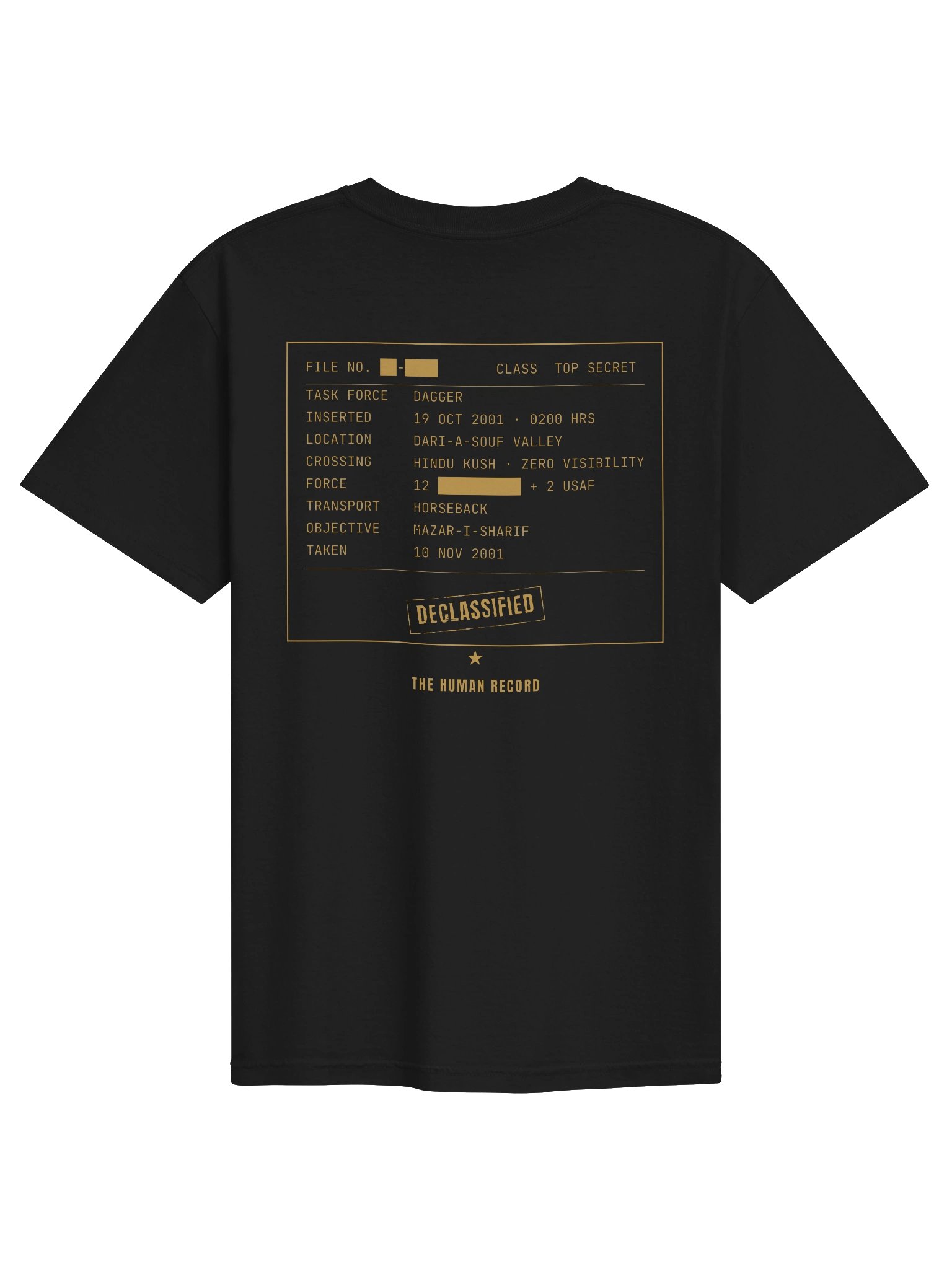 Horse Soldiers — Declassified Archive Tee product image (1)
