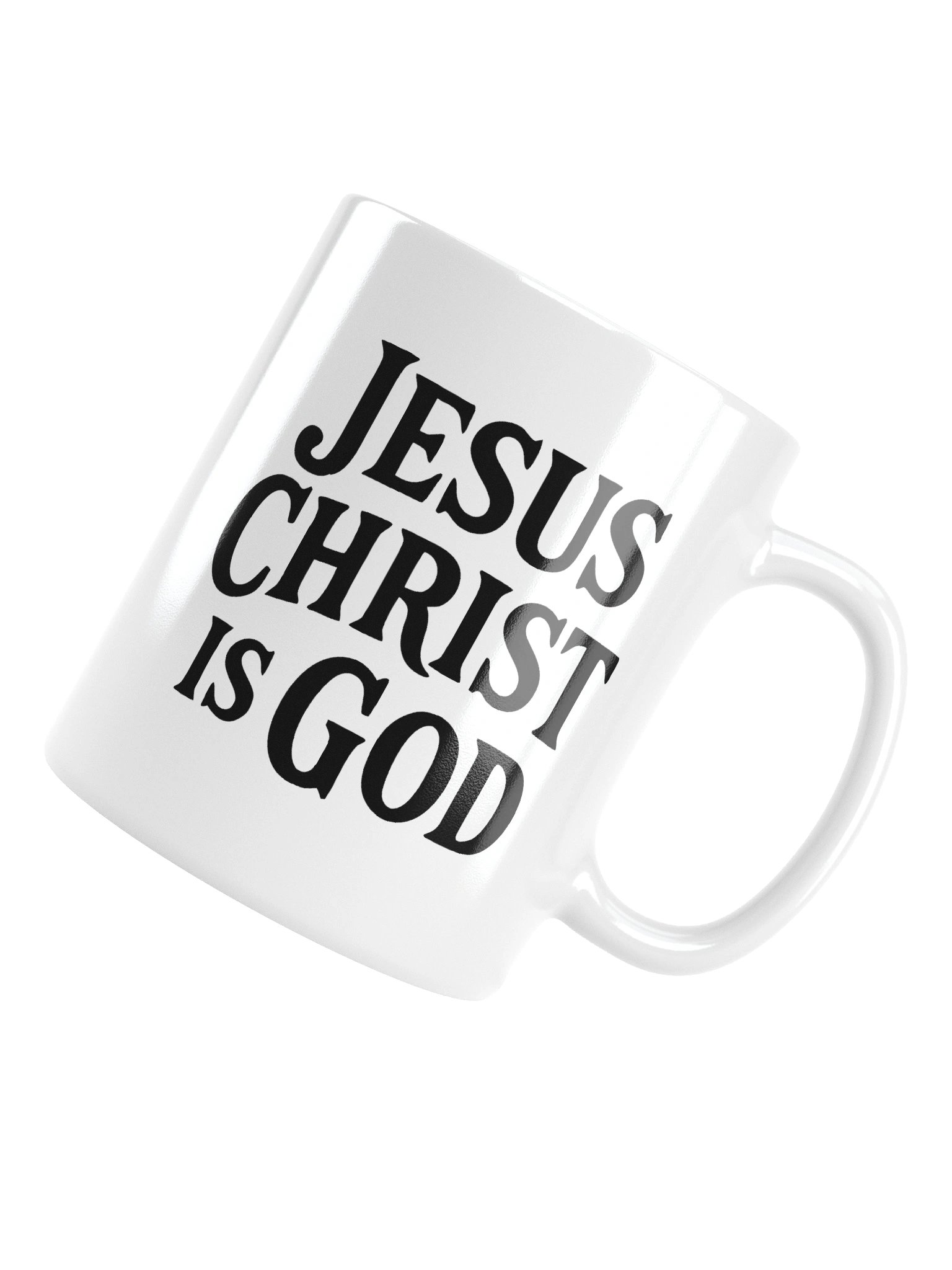 Jesus Christ Is God White Glossy Mug product image (5)