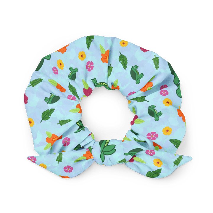 Tropical Turtle Pattern Scrunchie product image (2)