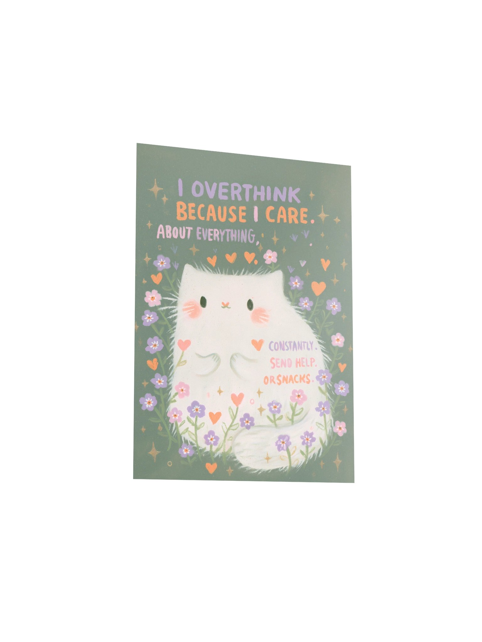Overthink Cat Poster product image (22)