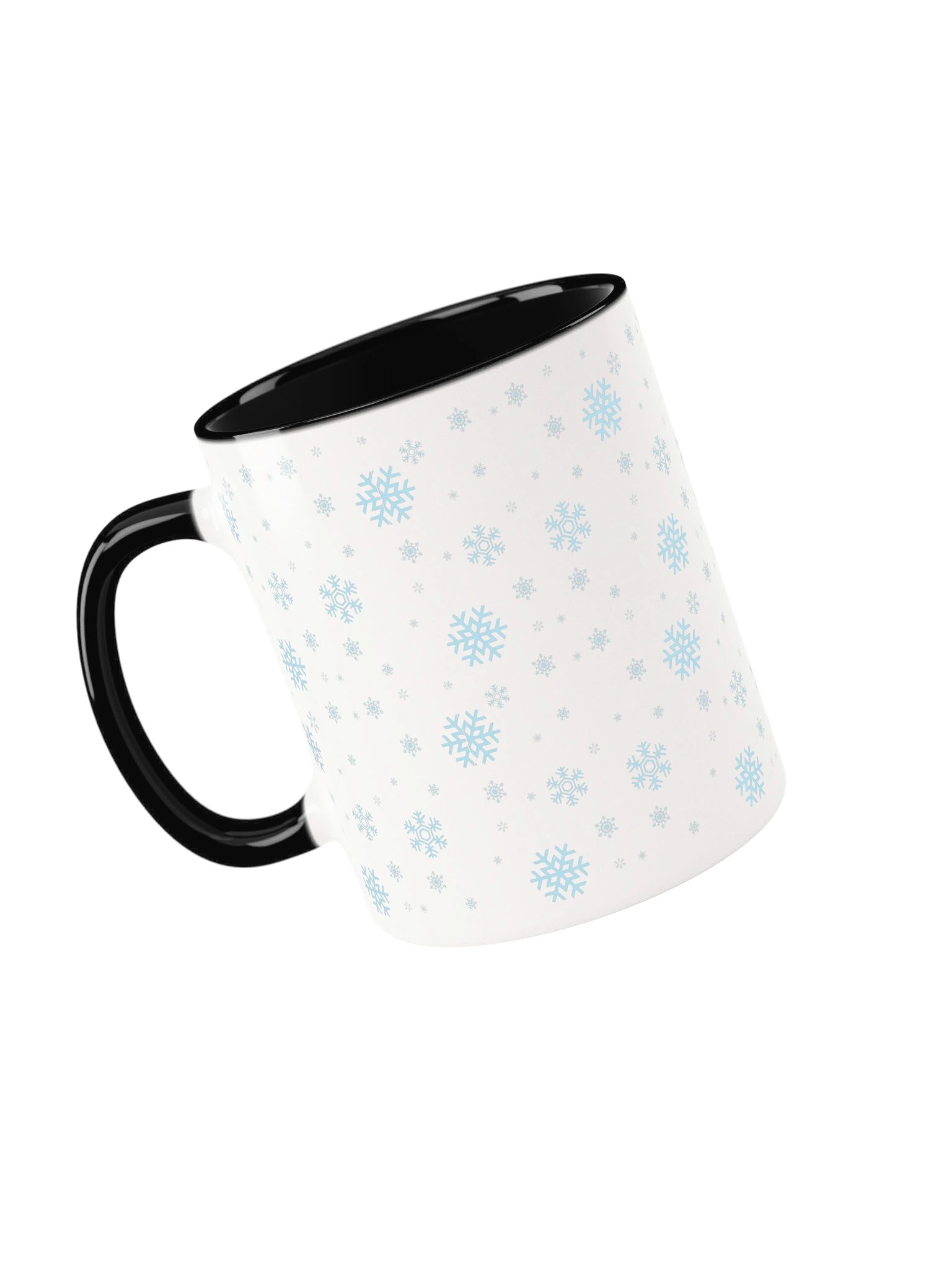Blue Snowflake Pattern Color-Inside Mug product image (30)