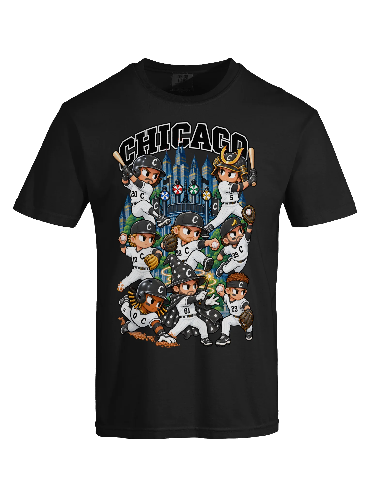 Chicago Southside Baseball Animated Player T-Shirt product image (9)