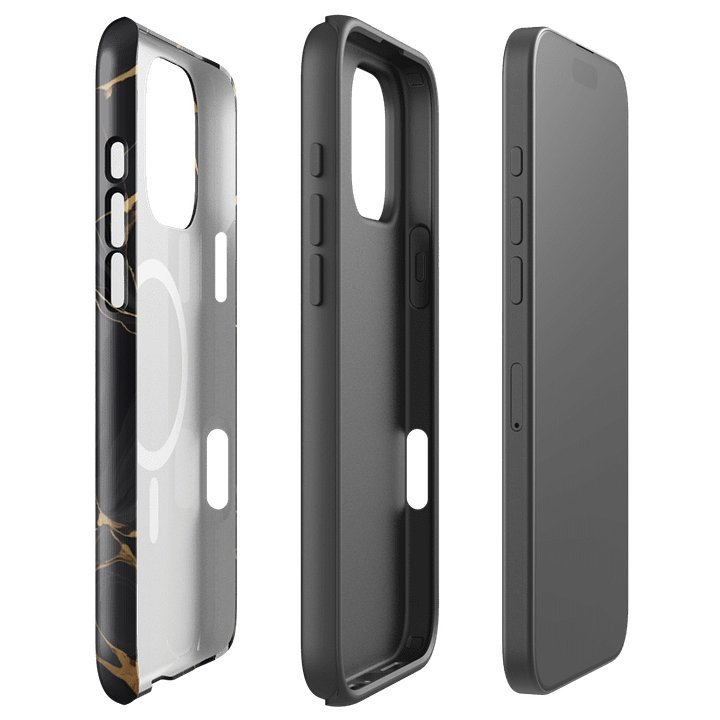 MagSafe® Tough Case for iPhone – Ebon Gold Waves product image (13)