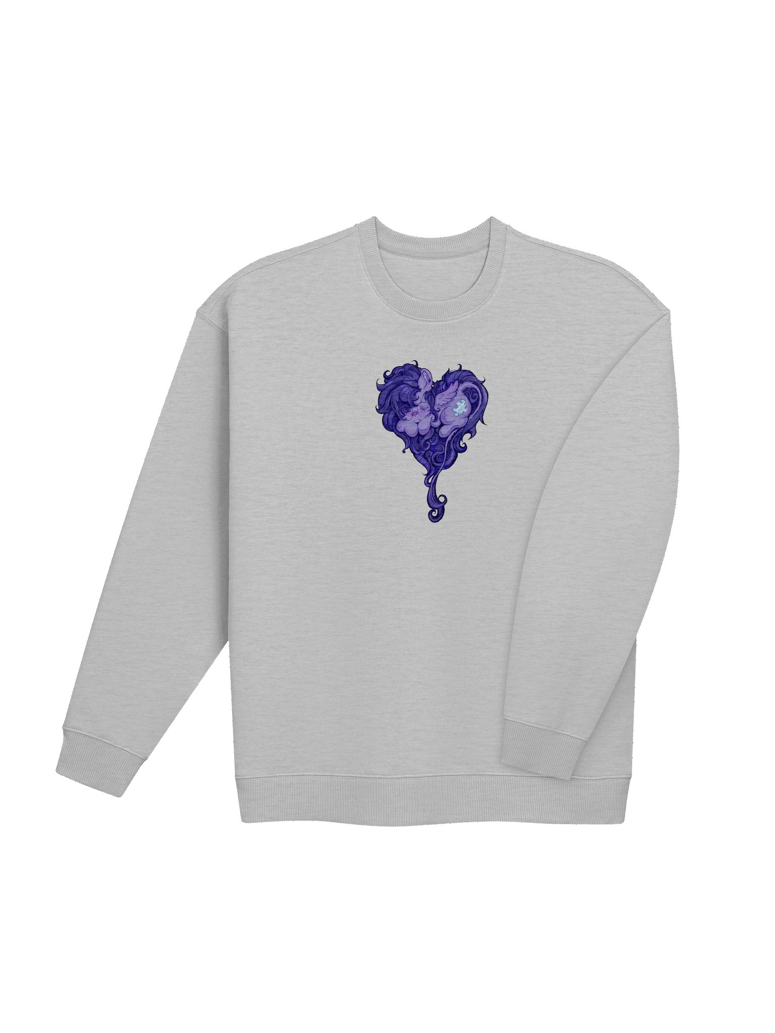 Lulamoon Heart Oversized Sweatshirt product image (16)