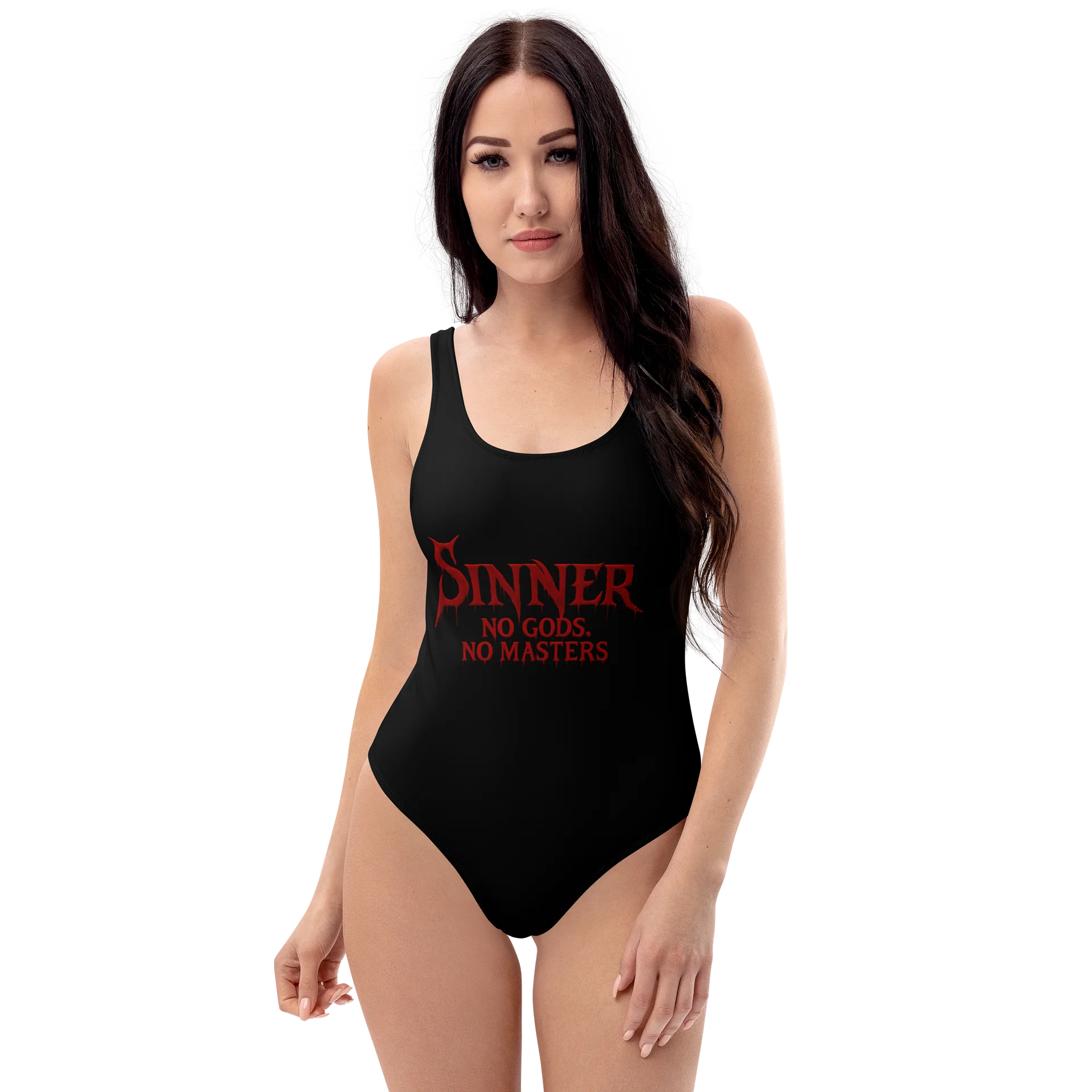 Rebellious Red Drip Swimsuit product image (1)