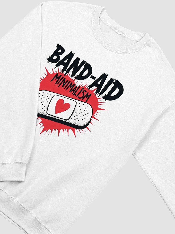 Heartfelt Band-Aid Minimalist Sweatshirt product image (11)