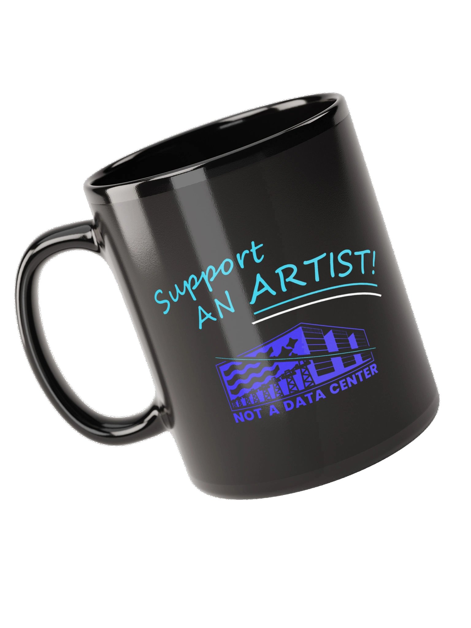 Anti-Data Center / Pro-Human Artist Coffee Mug product image (9)