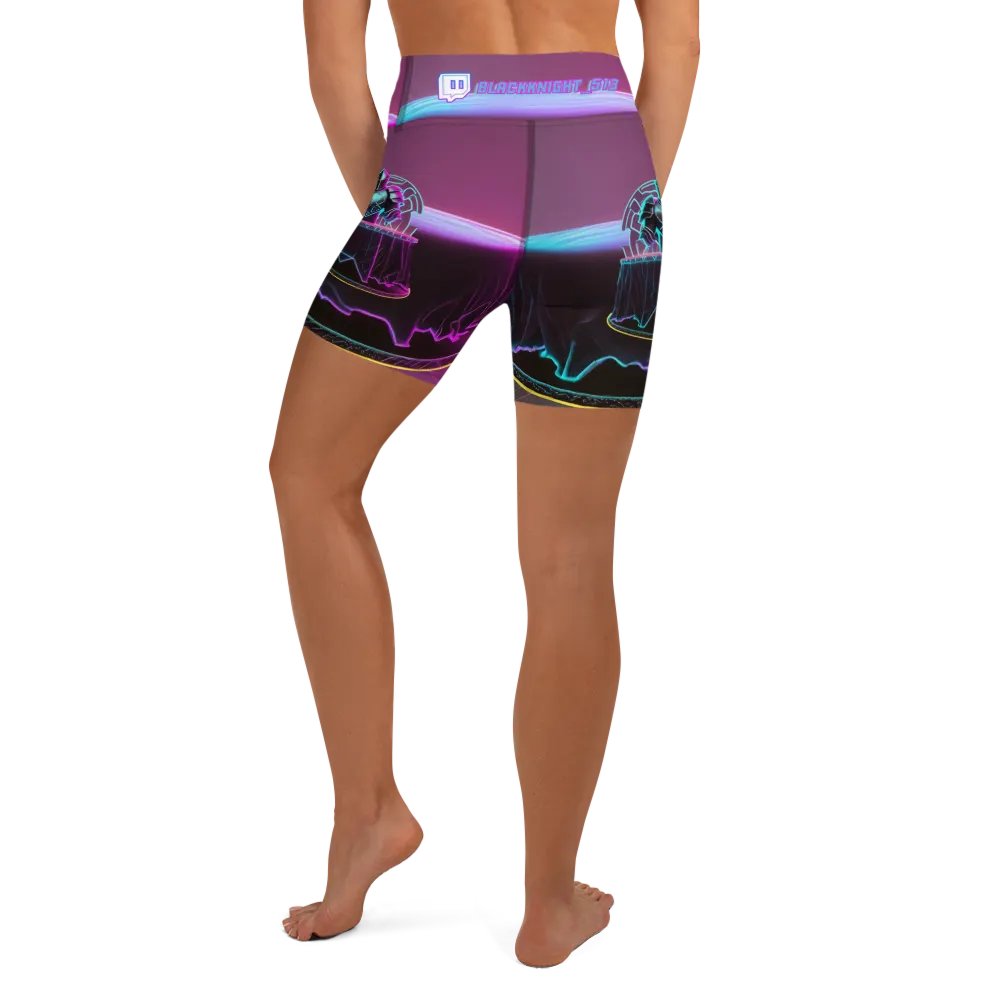 Blackknight513 All-Over Print Yoga Shorts product image (4)