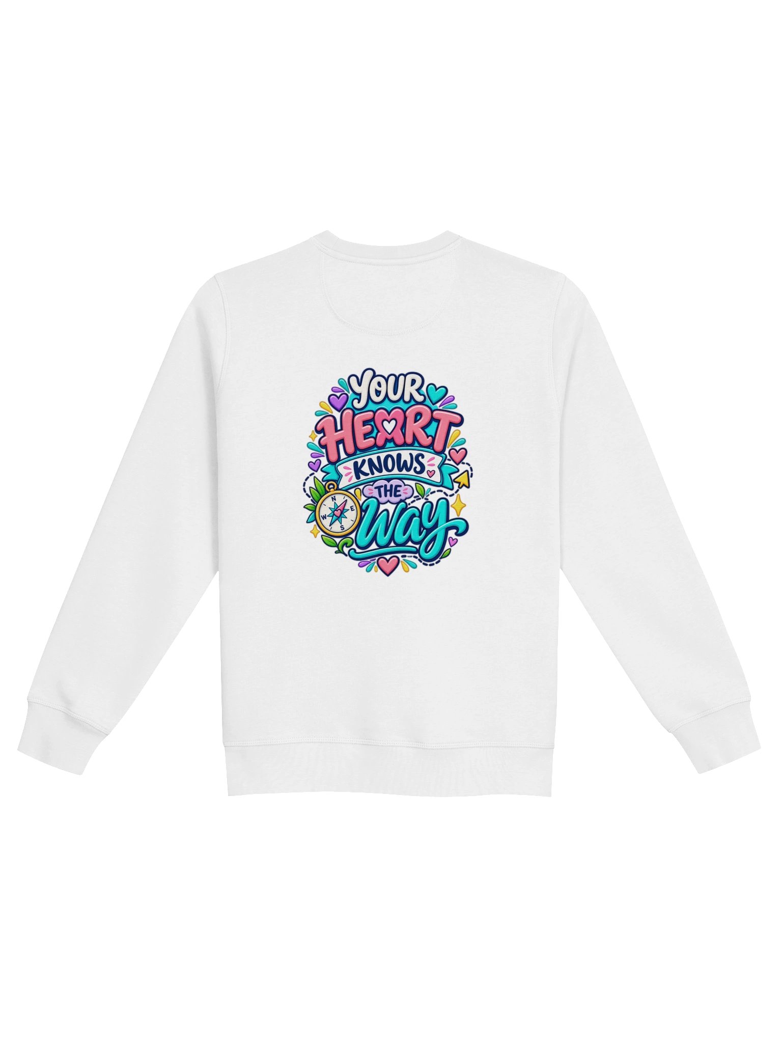 Stanley/Stella Unisex Organic Inspirational Sweatshirt - Your Heart Knows The Way. product image (4)