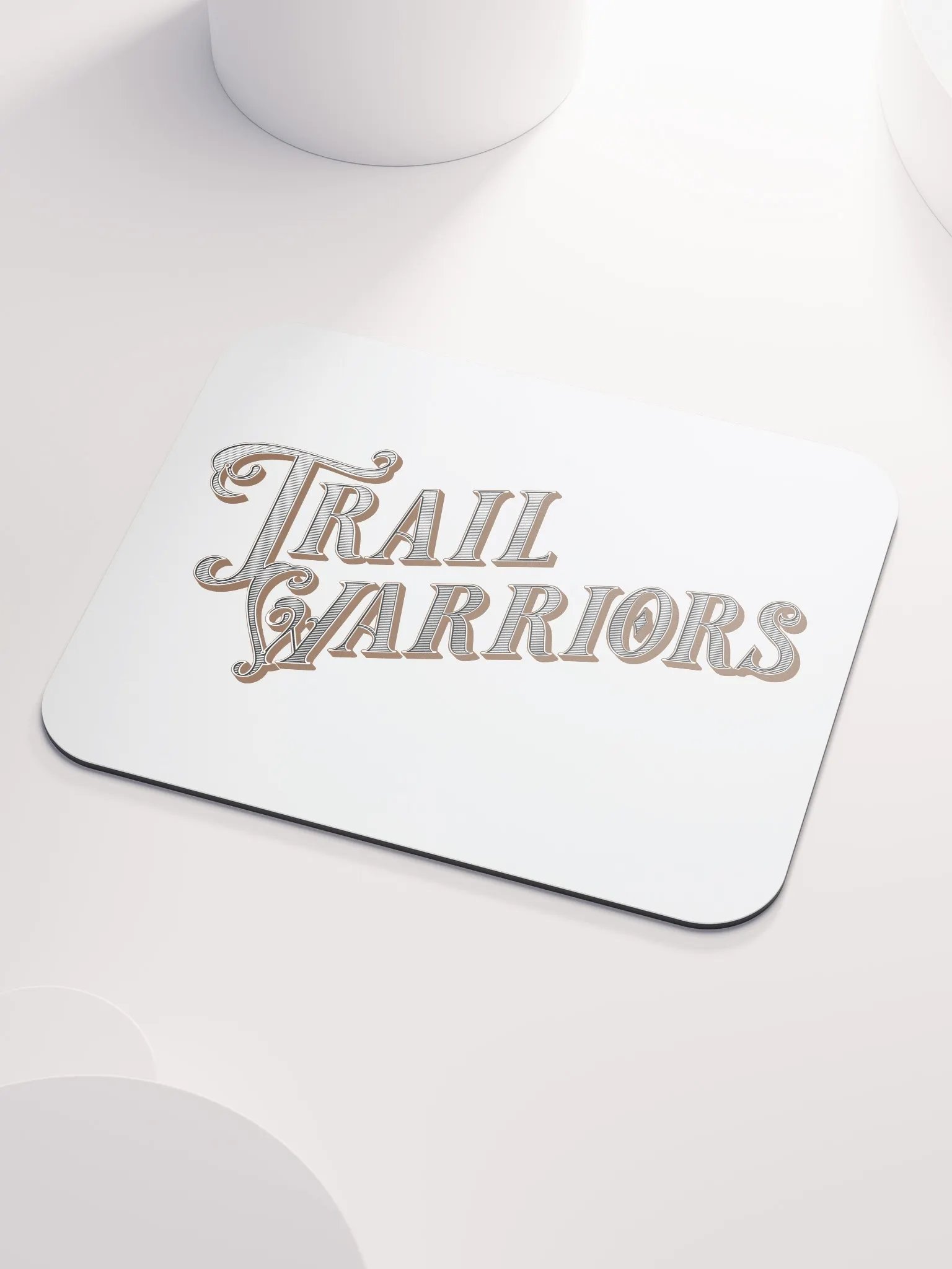 Brown w/ Gradient Classic Trail Warriors Emblem Mouse Pad product image (3)