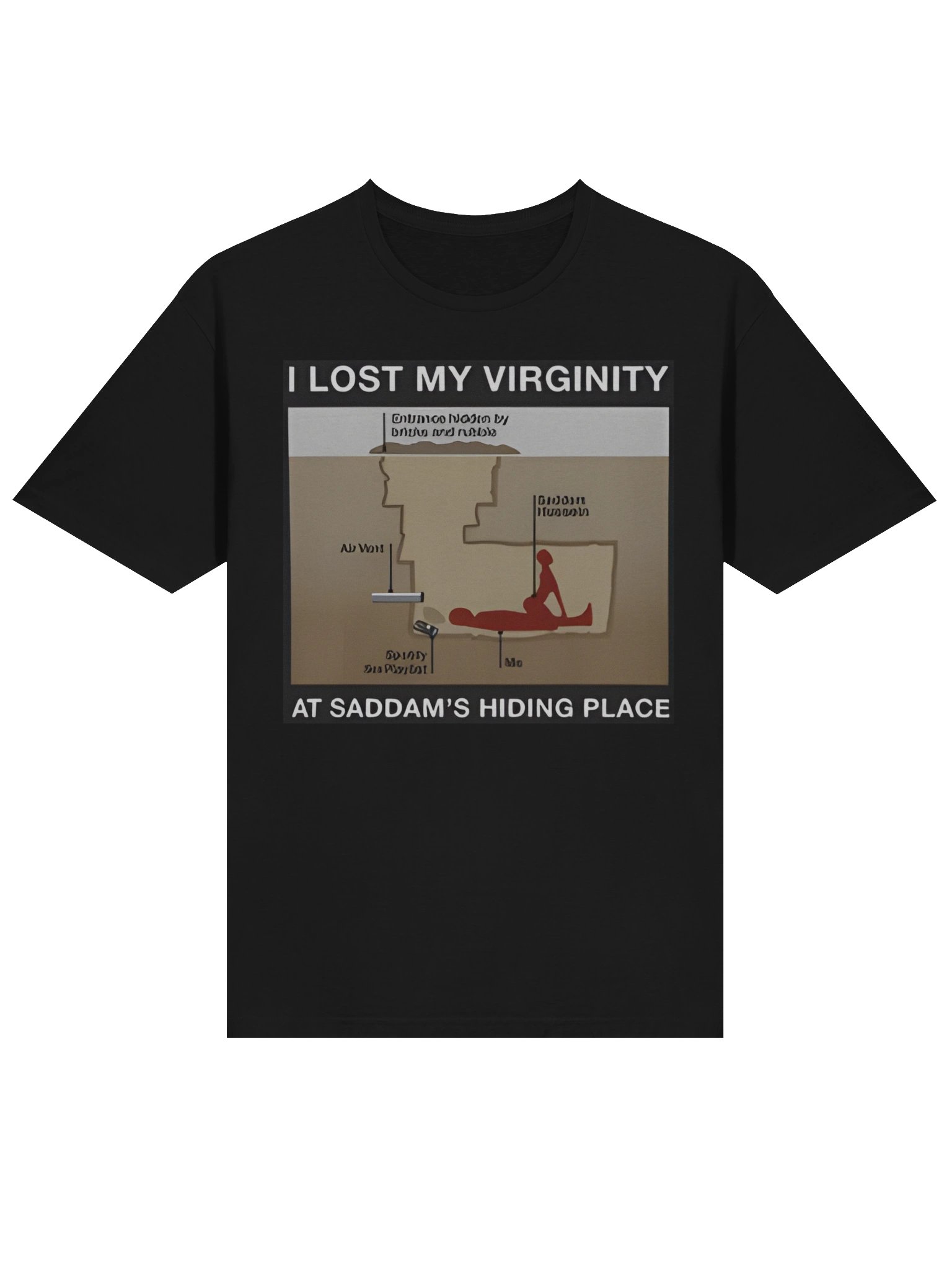 I Lost My Virginity At Saddam’s Hiding Place Shirt product image (2)