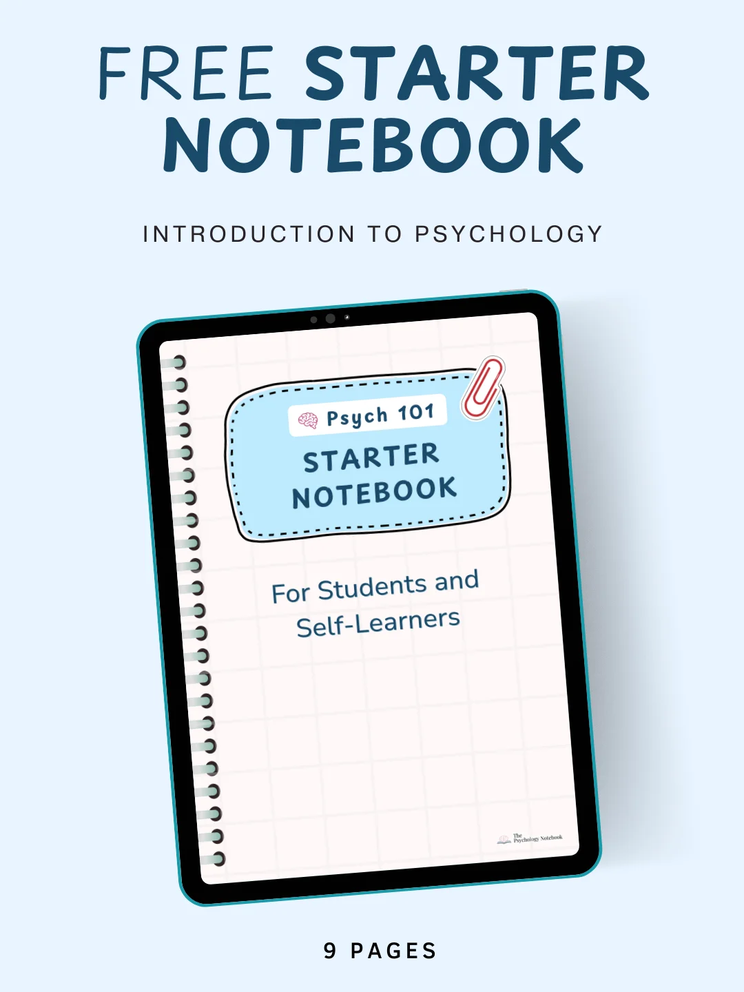 Starter Notebook | Psych 101 Study Guide product image (1)