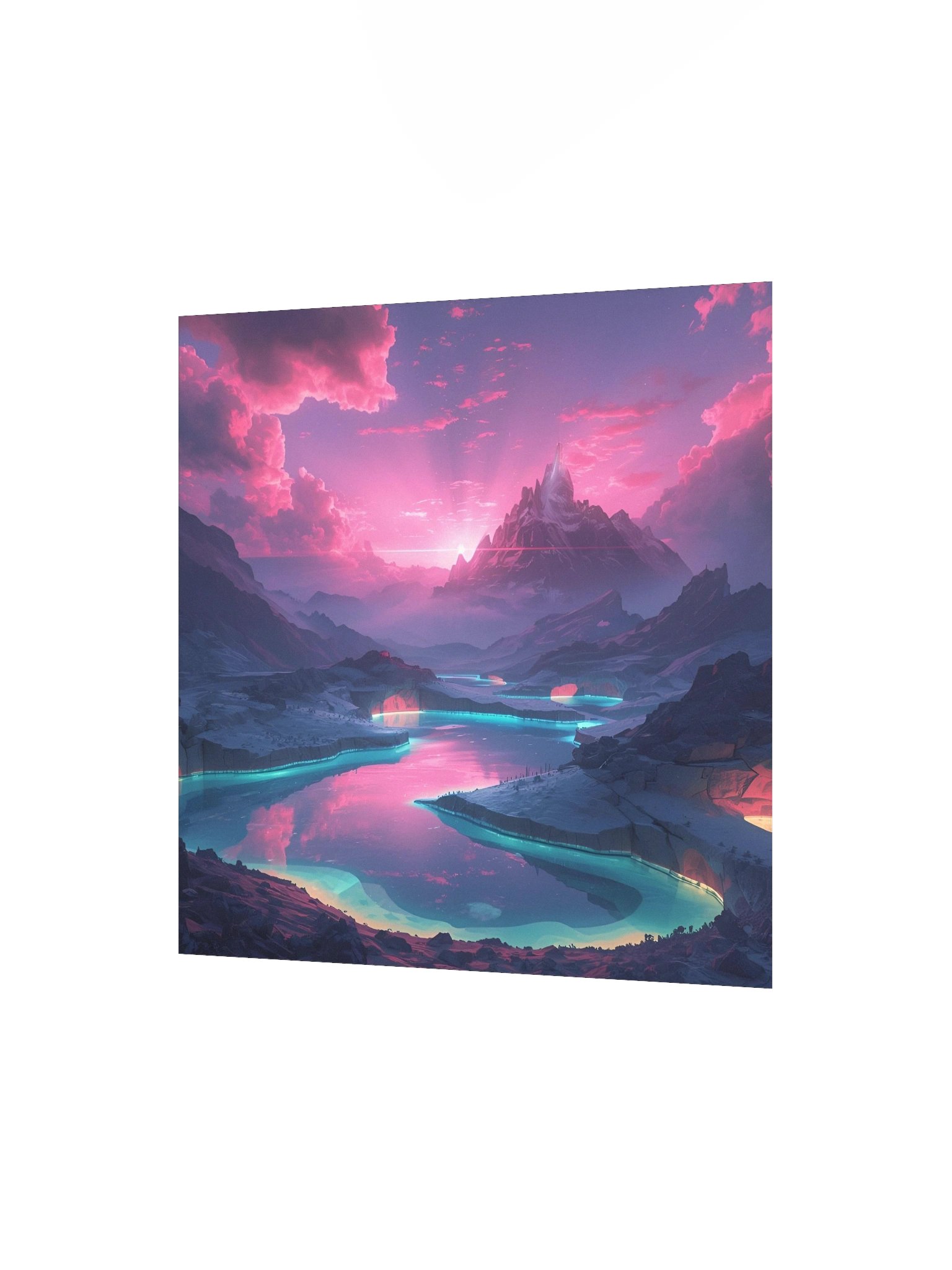 Dreamy Castle Sunset Poster product image (7)
